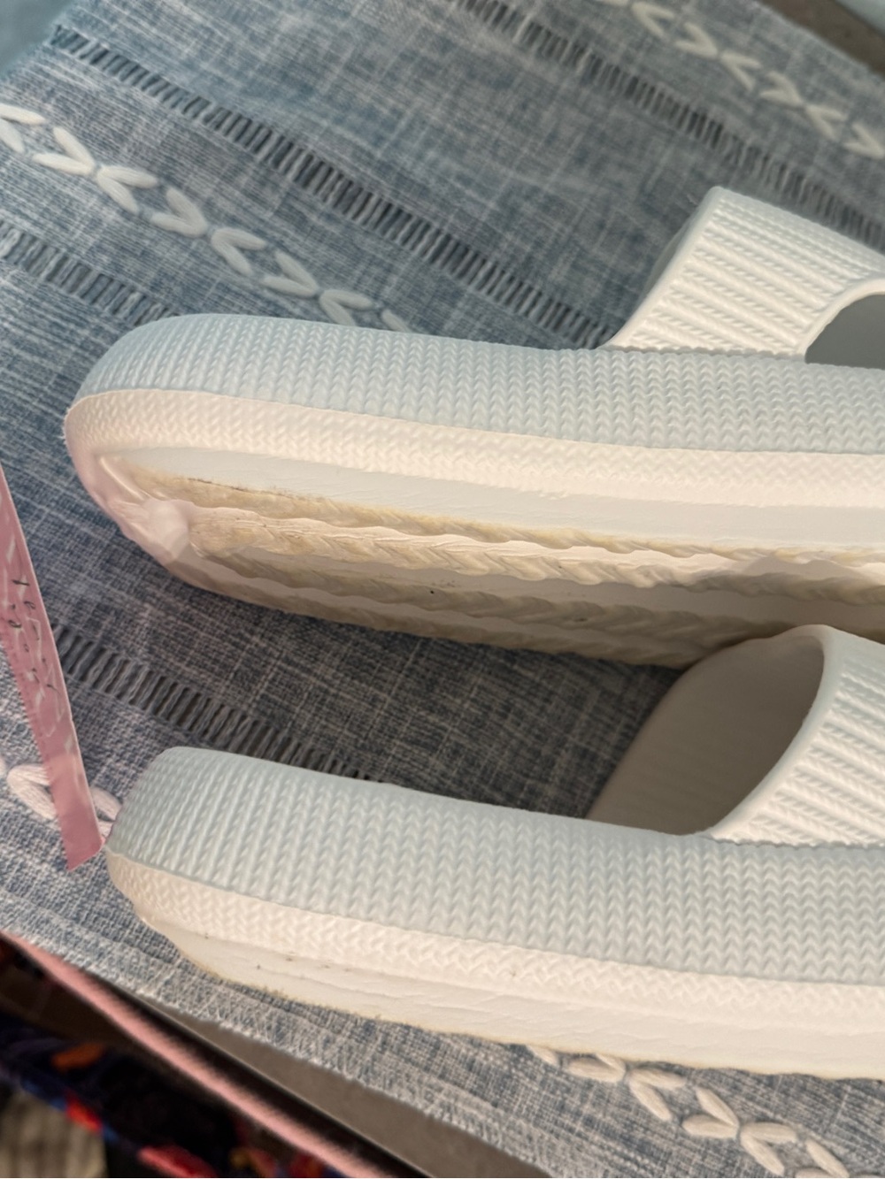The Cloudies White Slide Mules - Comfortable Women’s Clogs - Picture 5 of 14